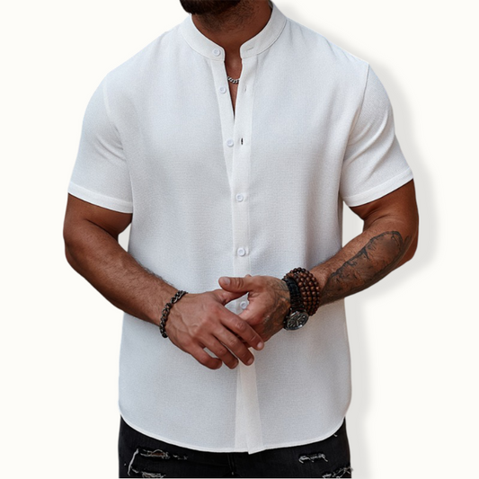 Ashton | Stand Collar Shirt