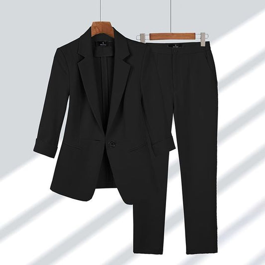 Elegant Ensemble: Isabella Blazer & Trousers