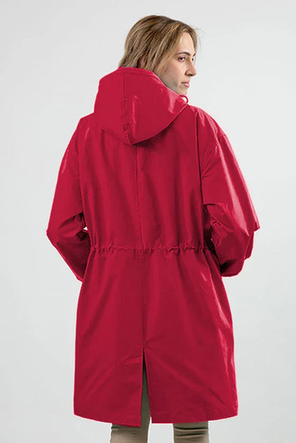 Elena | Water Resistant Oversized Hooded Wind and Rain Jacket