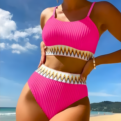 Sophia | High Waist Bikini With belly control