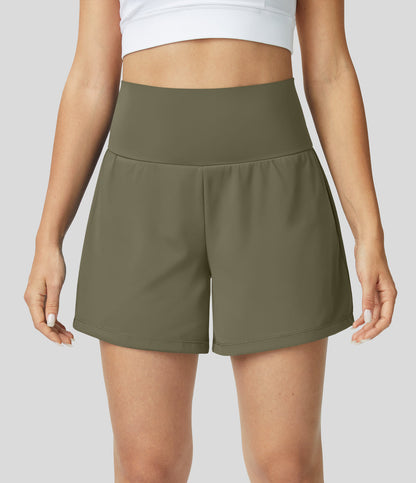 Elara | 2-in-1 high-Waisted yoga shorts