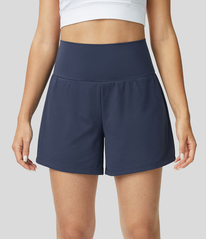 Elara | 2-in-1 high-Waisted yoga shorts