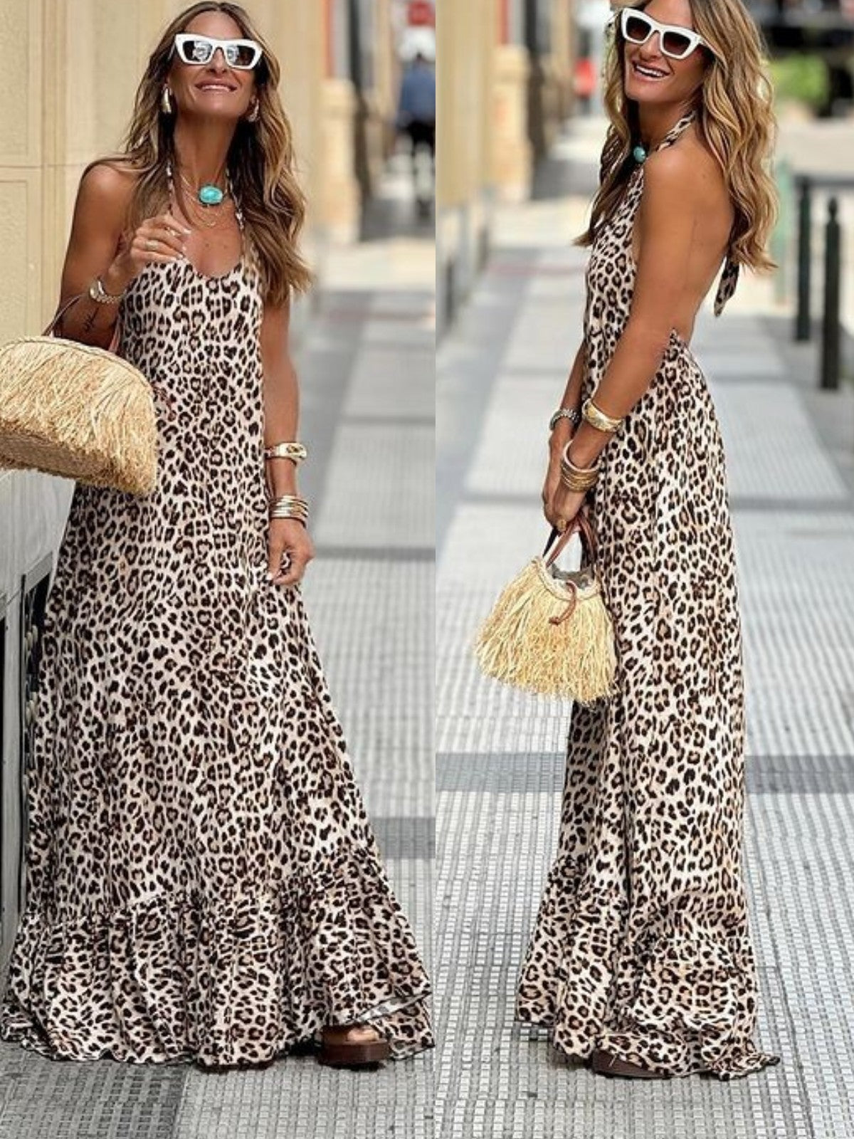 Zara| Leopard Dress