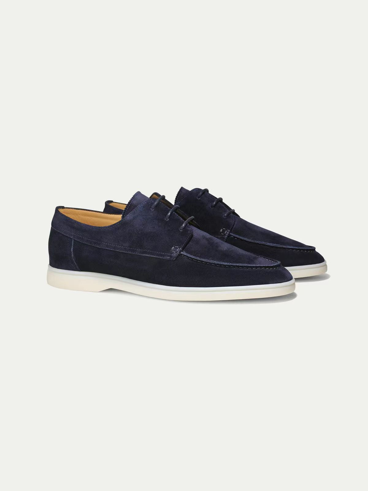 Armand | Suede lace-up Moccasins