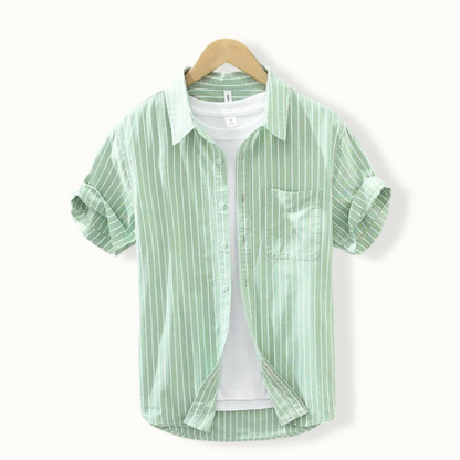 Oslo Striped Turn Down Button Up