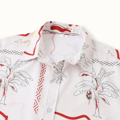 Seville | Floral Linen Button Up