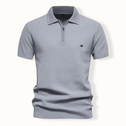 Avery Ribbed Polo