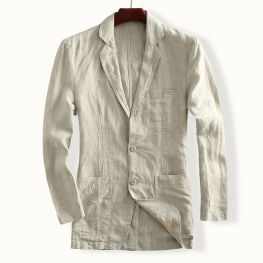 Palermo Linen Breasted Blazer