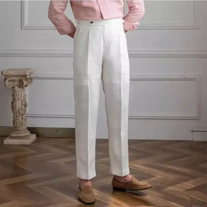 Brighton | High-Waisted Linen Trousers