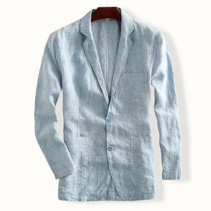 Palermo Linen Breasted Blazer