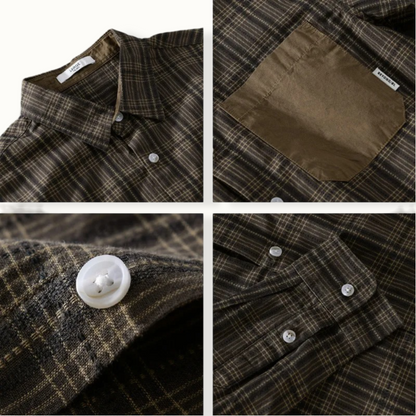 Vintage Plaid Elegance Shirt