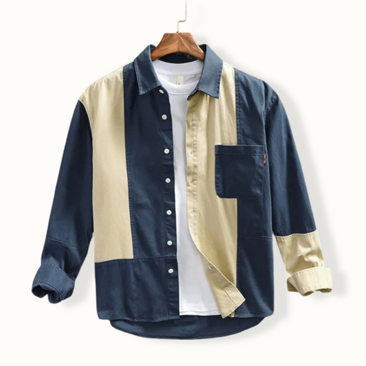 Patterned Texture Cargo Shirt