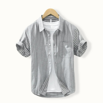 Oslo Striped Turn Down Button Up