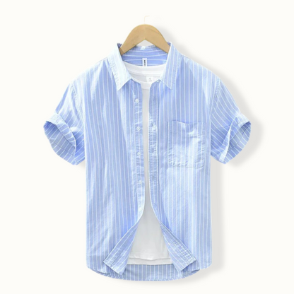 Oslo Striped Turn Down Button Up