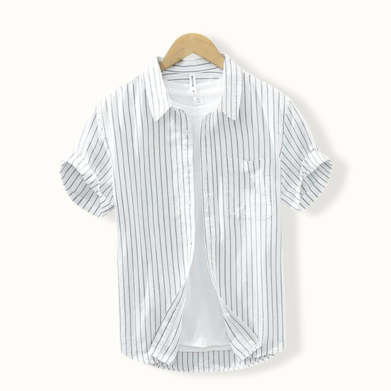 Oslo Striped Turn Down Button Up