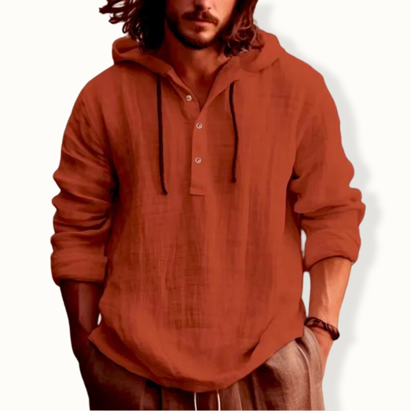 Linden Pullover Linen Hoodie