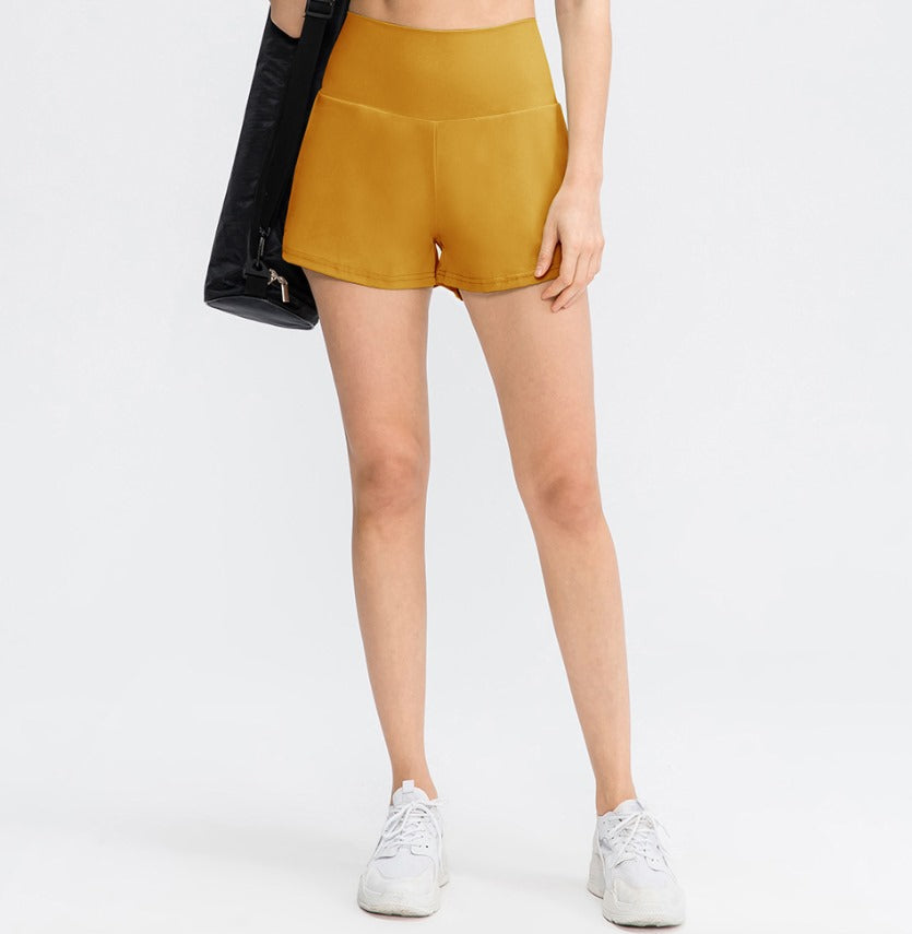 Elara | 2-in-1 high-Waisted yoga shorts