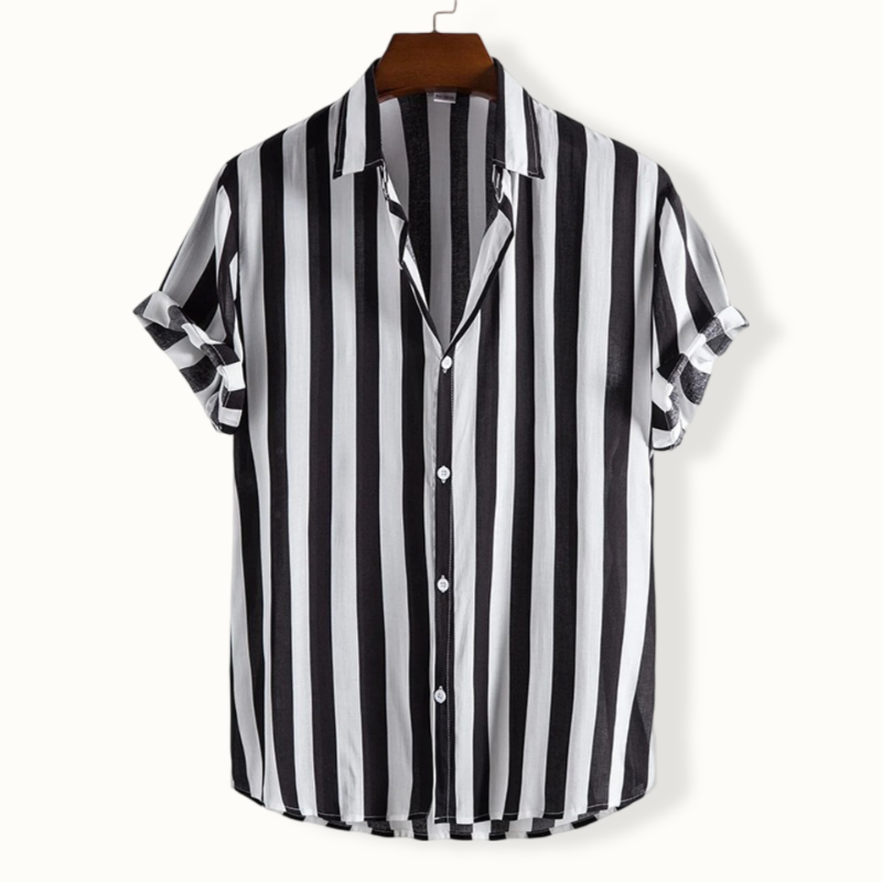 Jasper Vertical Stripe Button-Up