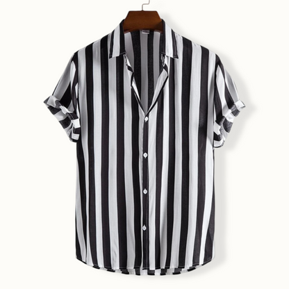 Jasper Vertical Stripe Button-Up