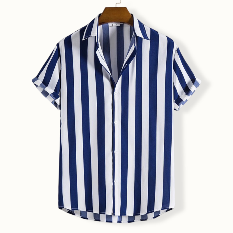 Jasper Vertical Stripe Button-Up