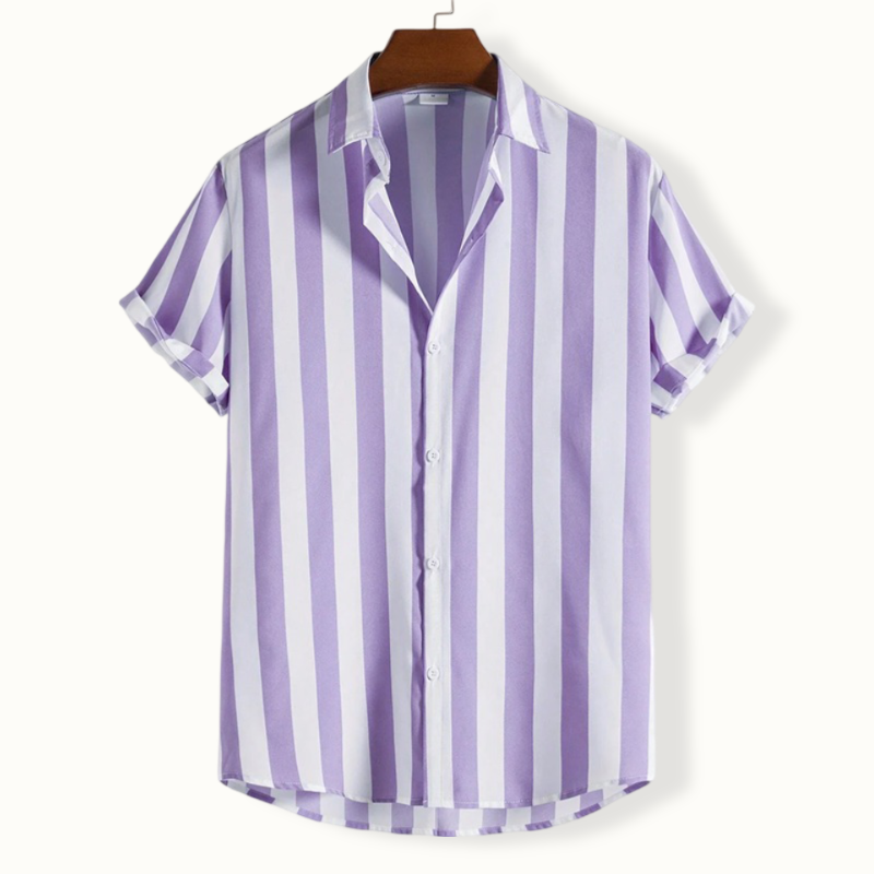 Jasper Vertical Stripe Button-Up