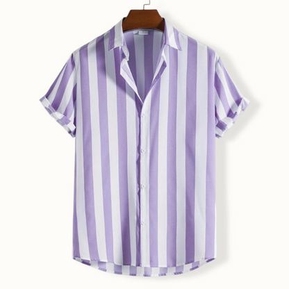 Jasper Vertical Stripe Button-Up