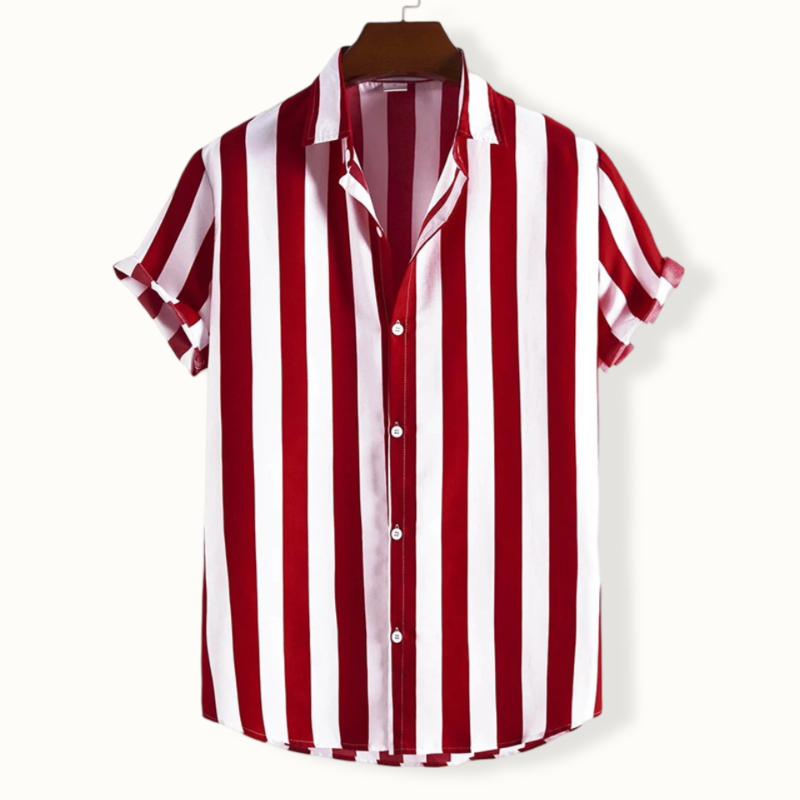 Jasper Vertical Stripe Button-Up