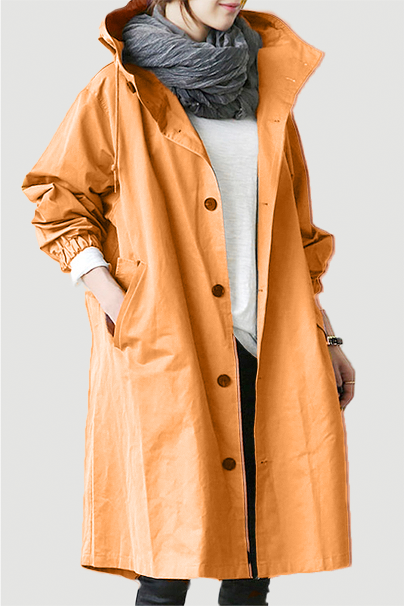 Elena | Water Resistant Oversized Hooded Wind and Rain Jacket